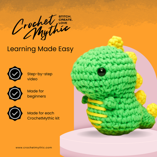 Fred the Dinosaur Crochet Kit