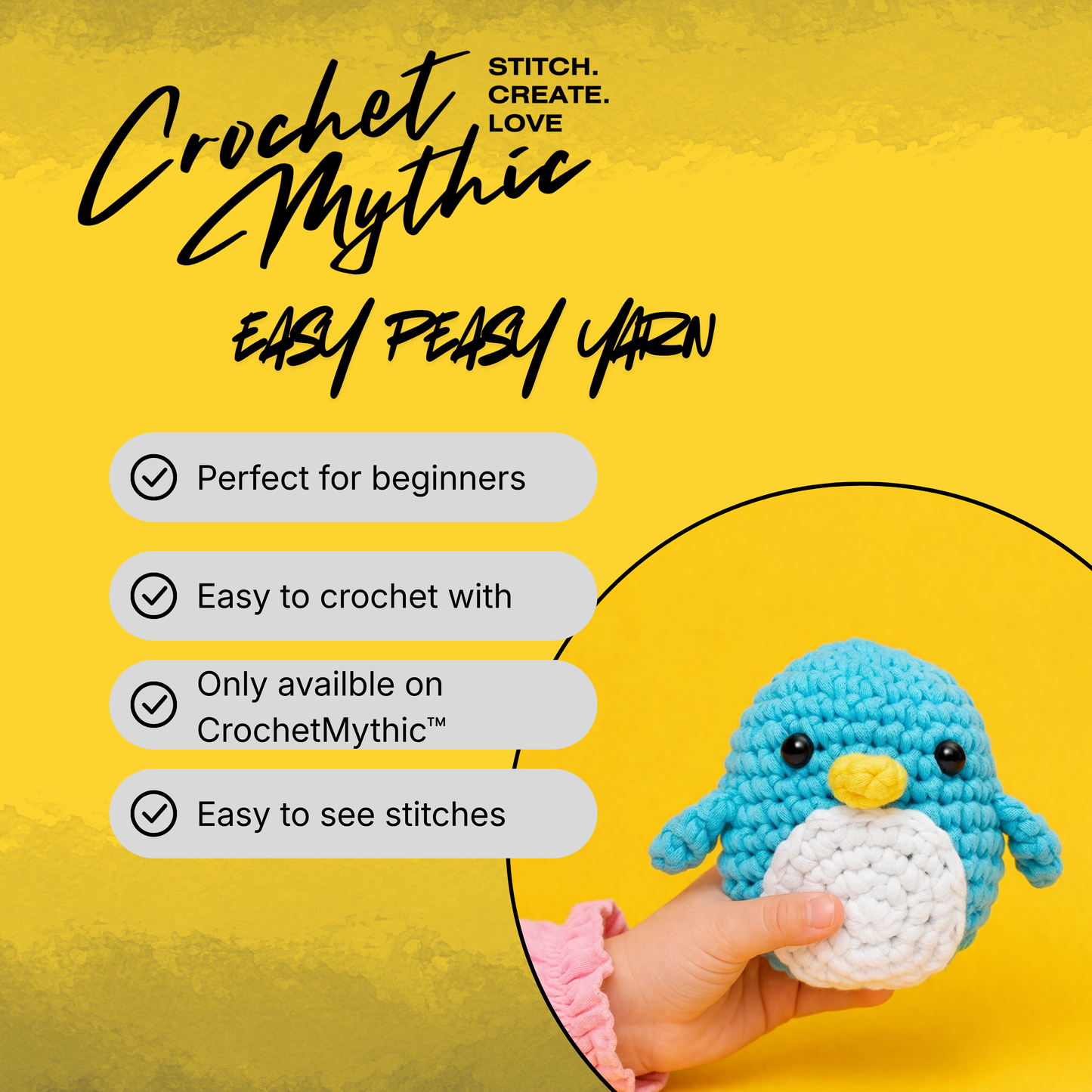 Dodo the Penguin Crochet Kit